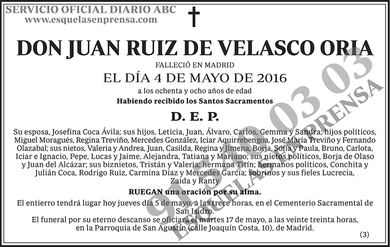 Juan Ruiz de Velasco Oria